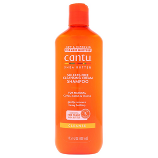 cantu sulfate free cleansing cream shampoo 13.5oz wash day essential hair care