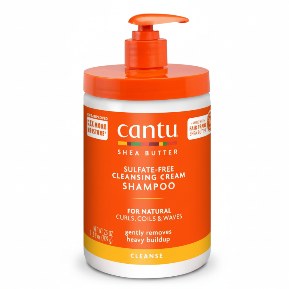 cantu sulfate free cleansing cream shampoo 25oz wash day essential large size hair care