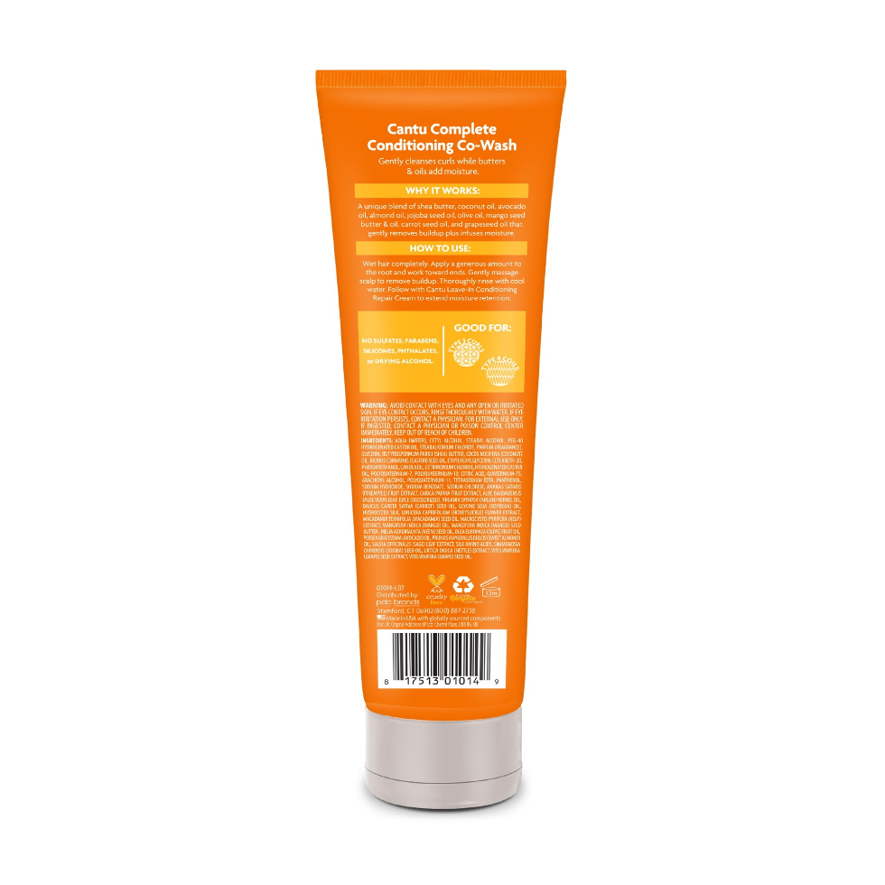 cantu complete conditioning co wash 283g moisturizing cleanser curls coils hair care