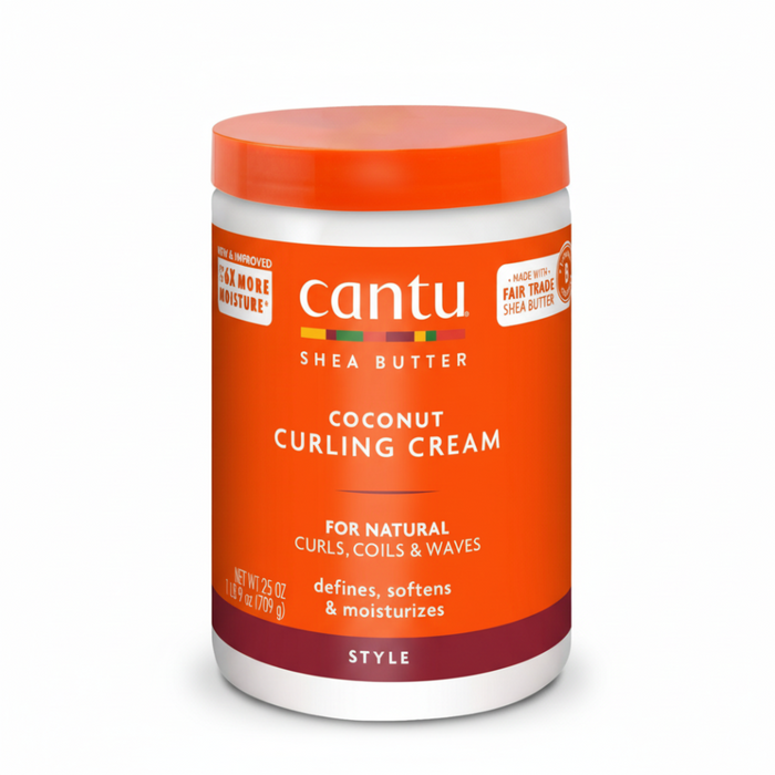 Cantu Coconut Curling Cream 25oz | Define & Moisturize Curls
