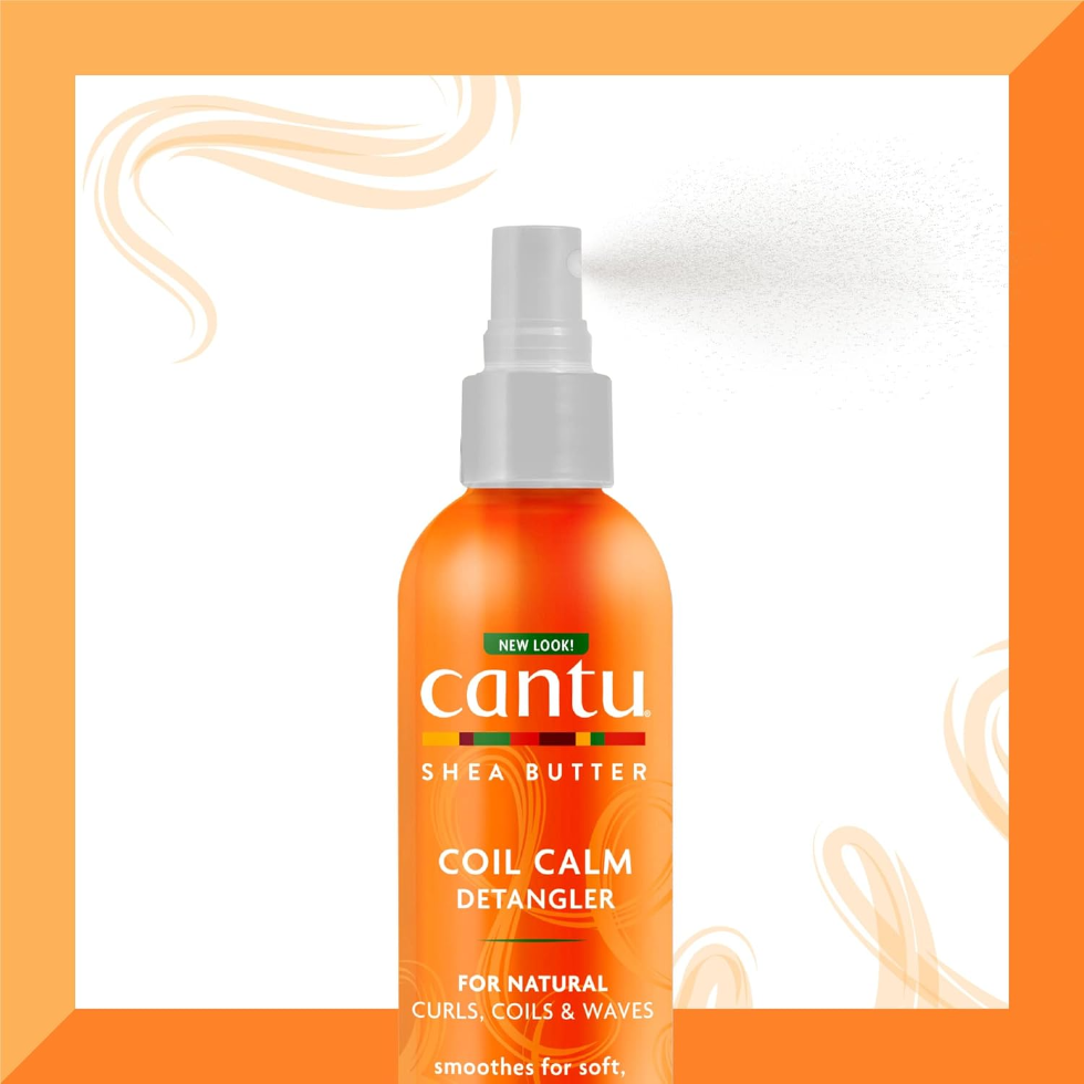 cantu coil calm detangler 236ml curl coil detangling spray hair care