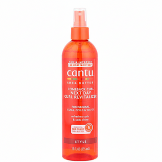 cantu comeback curl next day curl revitalizer spray 12oz refresh curls coils