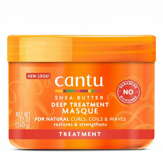 cantu deep treatment masque 12oz restore strengthen curls coils waves hair care
