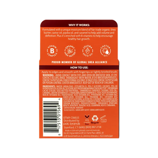 cantu extra hold edge stay gel 2.25oz sleek edge control hair styling gel