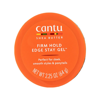cantu extra hold edge stay gel 2.25oz sleek edge control hair styling gel