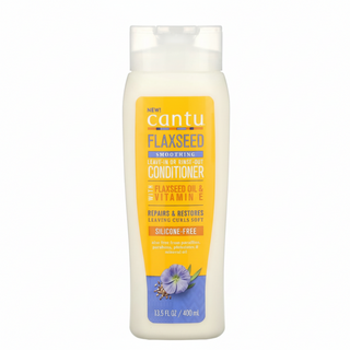cantu flaxseed smoothing conditioner 13.5oz leave in rinse out hydrating hair care