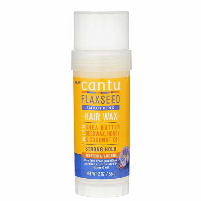 Cantu Flaxseed Hair Wax 2oz | Strong Hold & Frizz-Free Styling