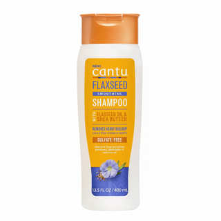cantu flaxseed smoothing shampoo 13.5oz sulfate free anti frizz strengthening shampoo