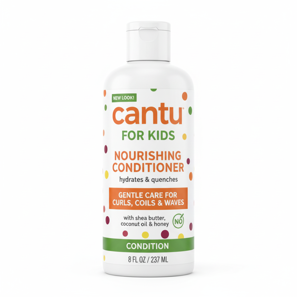 cantu for kids nourishing conditioner 8oz shea butter coconut oil honey hair care