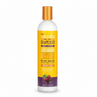 cantu grapeseed strengthening curl activator 355ml silicone free curl definition cream