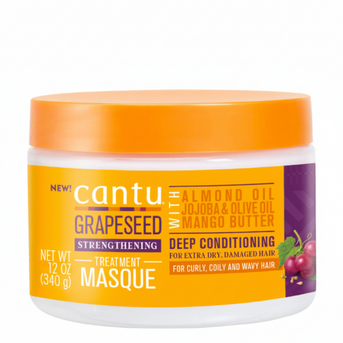 cantu grapeseed strengthening treatment masque 12oz deep repair hair mask