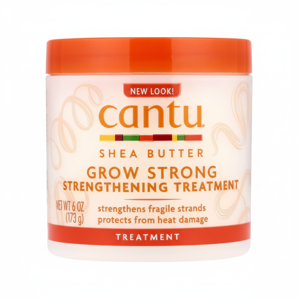cantu grow strong strengthening treatment 6oz repair fragile hair breakage care