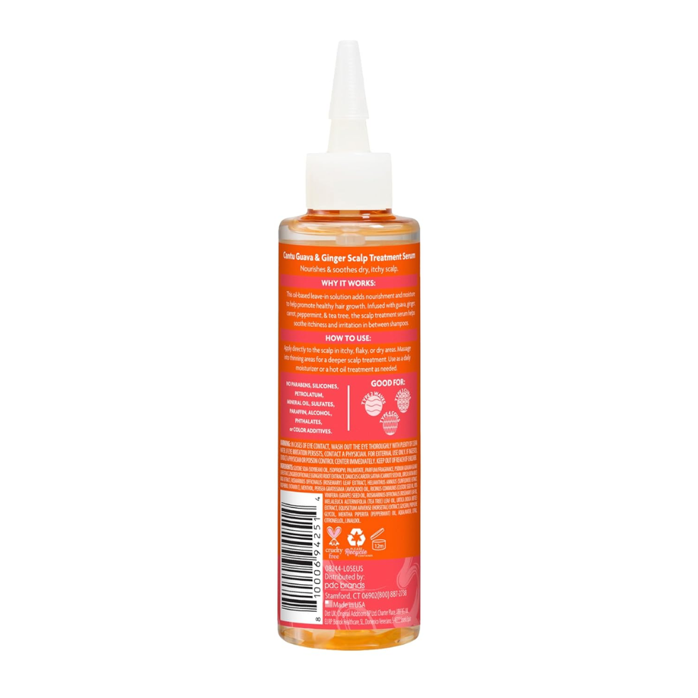 cantu guava ginger scalp nourishing treatment serum 4oz hair care scalp oil