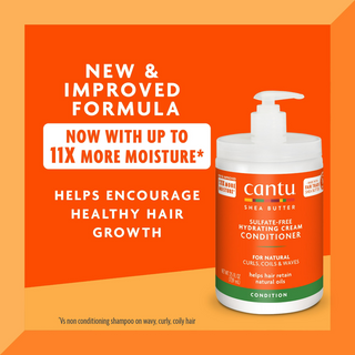 cantu shea butter sulfate free hydrating cream conditioner 25oz moisture curls conditioner