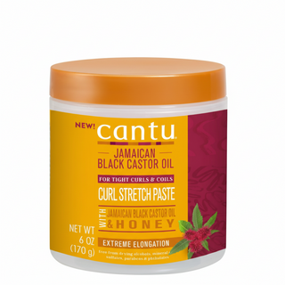 cantu jamaican black castor oil curl stretch paste 170g elongate curls reduce shrinkage