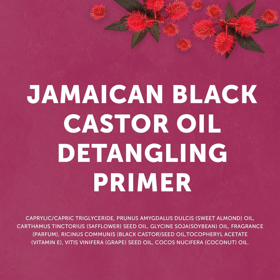 cantu jamaican black castor oil detangling primer 6oz curl coil detangler
