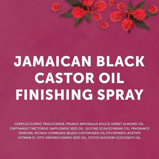 cantu jamaican black castor oil finishing spray 4oz shine moisture hair mist