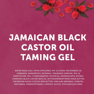 cantu jamaican black castor oil taming gel 4oz edge control frizz free curls