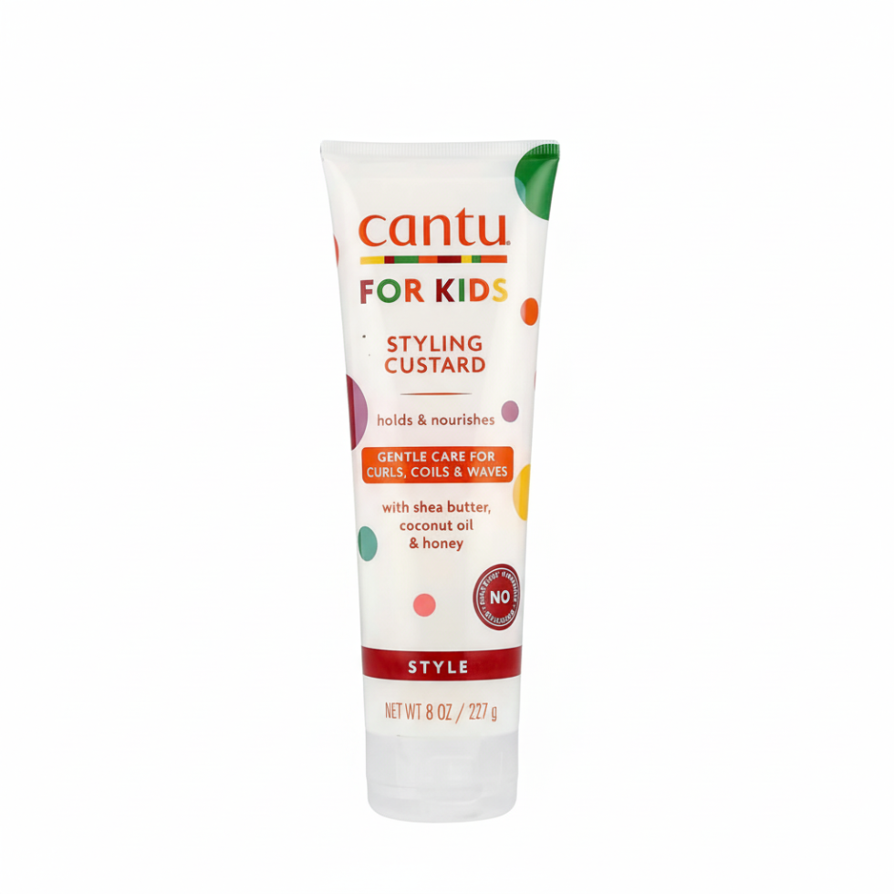 cantu for kids styling custard 8oz holds nourishes curls coils waves