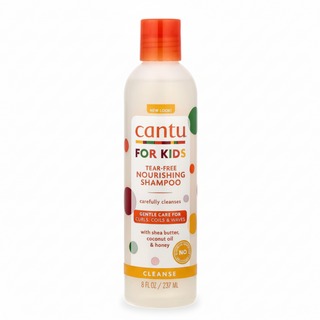 cantu for kids tear free nourishing shampoo 237ml gentle curls coils hair care