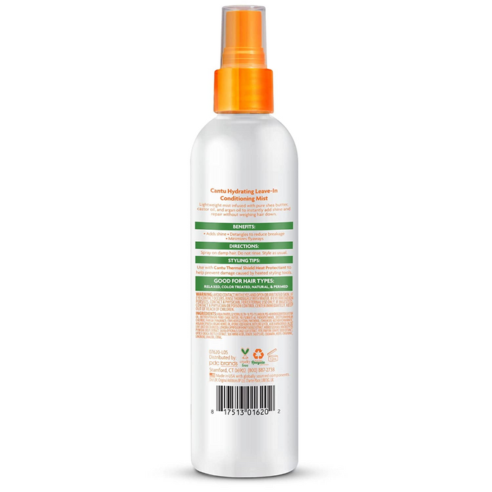 Cantu Leave-In Conditioning Mist 8oz | Hydrating Moisture Boost