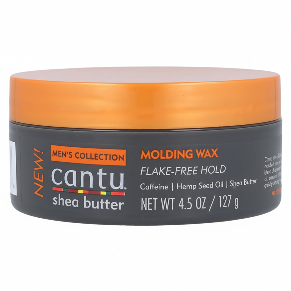cantu mens molding wax 4.5oz flake free hold braids locs styling wax