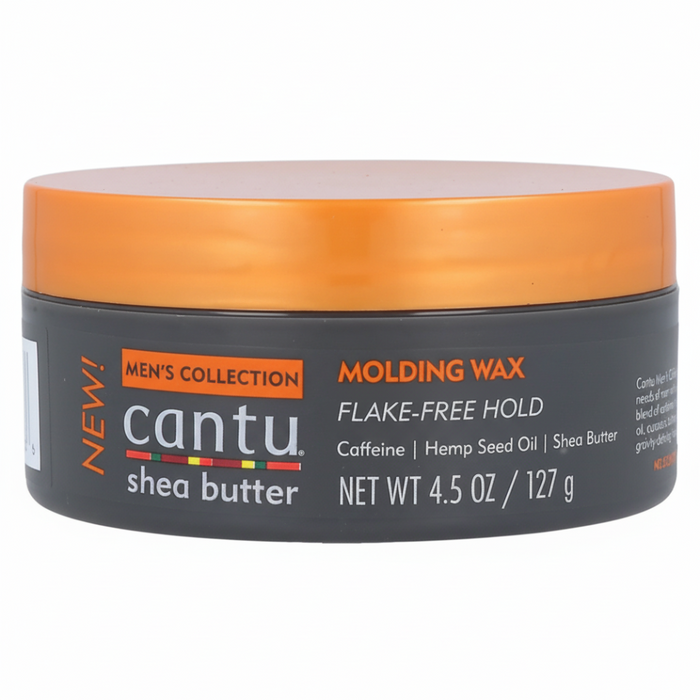 Cantu Men Molding Wax 4.5oz | Flake-Free Hold for Braids & Locs