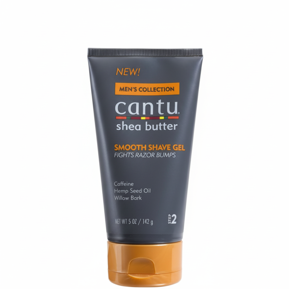 cantu mens smooth shave gel 5oz reduce razor bumps moisturize skin