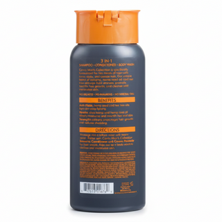 cantu mens 3 in 1 shampoo conditioner body wash 13.5oz cleanse hydrate