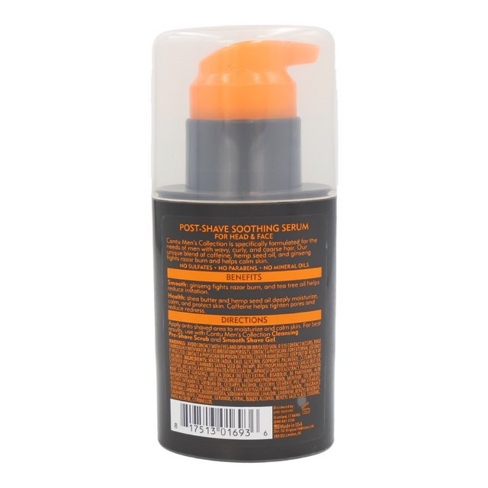 Cantu Men’s Post-Shave Soothing Serum 2.5oz | Hydrate & Calm Skin
