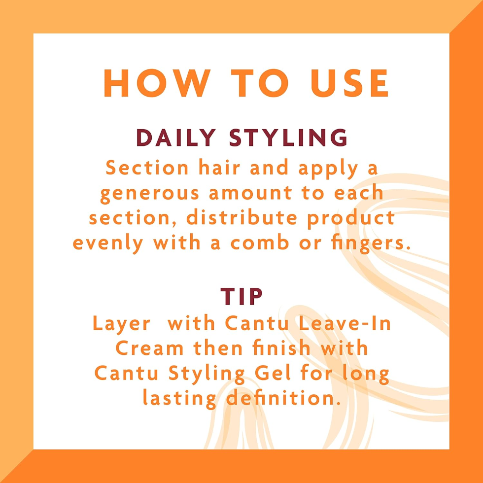 cantu flexible hold moisture retention styling gel flaxseed olive oil 18.5oz curl gel