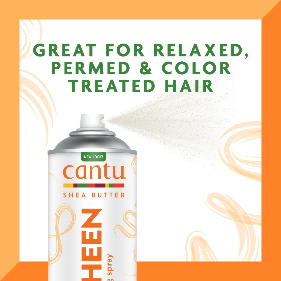 cantu oil sheen deep conditioning spray 283g hydrate shine hair care spray