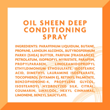 cantu oil sheen deep conditioning spray 283g hydrate shine hair care spray
