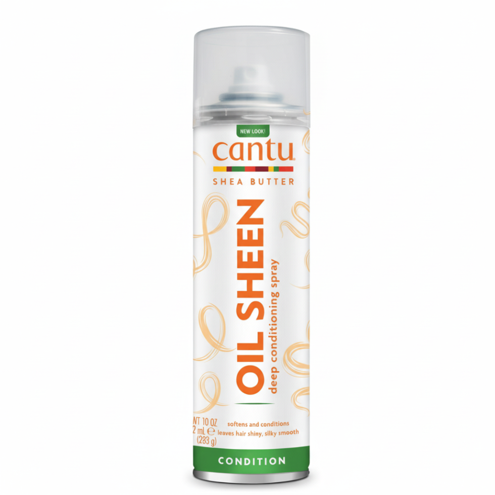 cantu oil sheen deep conditioning spray 283g hydrate shine hair care spray