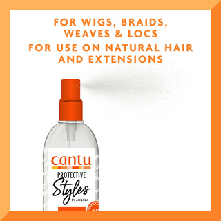 cantu protective styles hair freshener 4oz wig braid loc deodorizing refresh spray