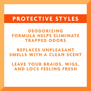 cantu protective styles hair freshener 4oz wig braid loc deodorizing refresh spray