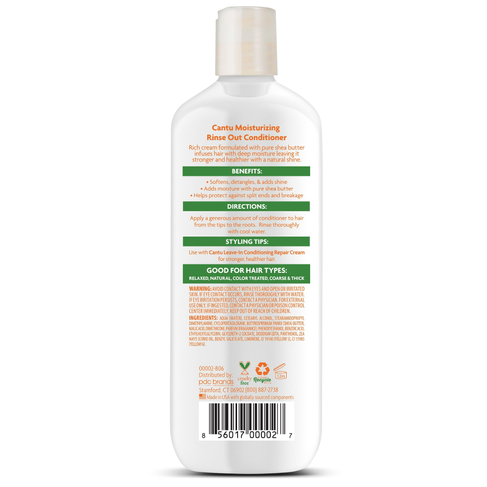 cantu moisturizing rinse out conditioner 13.5oz deep moisture hair care