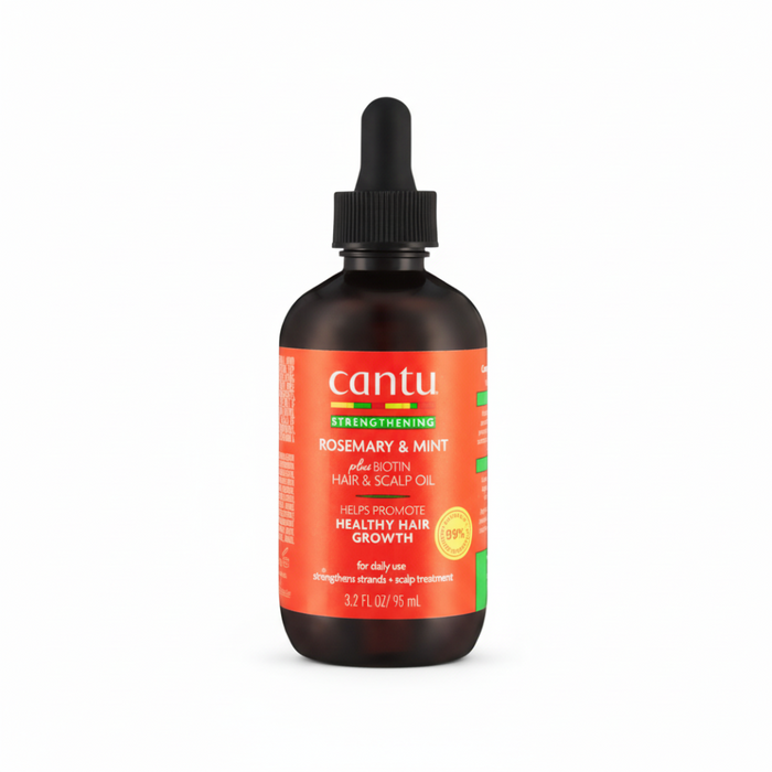 cantu rosemary mint biotin hair scalp oil 95ml growth oil hair care nourishment