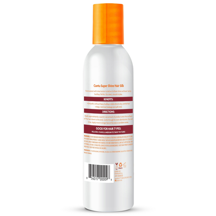 Cantu Shea Butter Super Shine Hair Silk 6oz | Lightweight Shine & Moisture