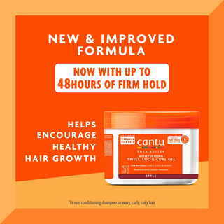cantu shea butter twist lock curl gel 13oz natural hair styling curl definition gel
