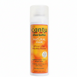 cantu style stay frizz free finisher 5oz light hold shine hair spray