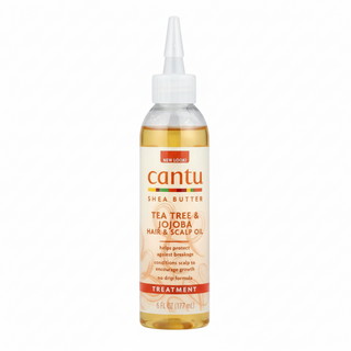 cantu tea tree jojoba hair scalp oil 180ml growth strengthening hair oil