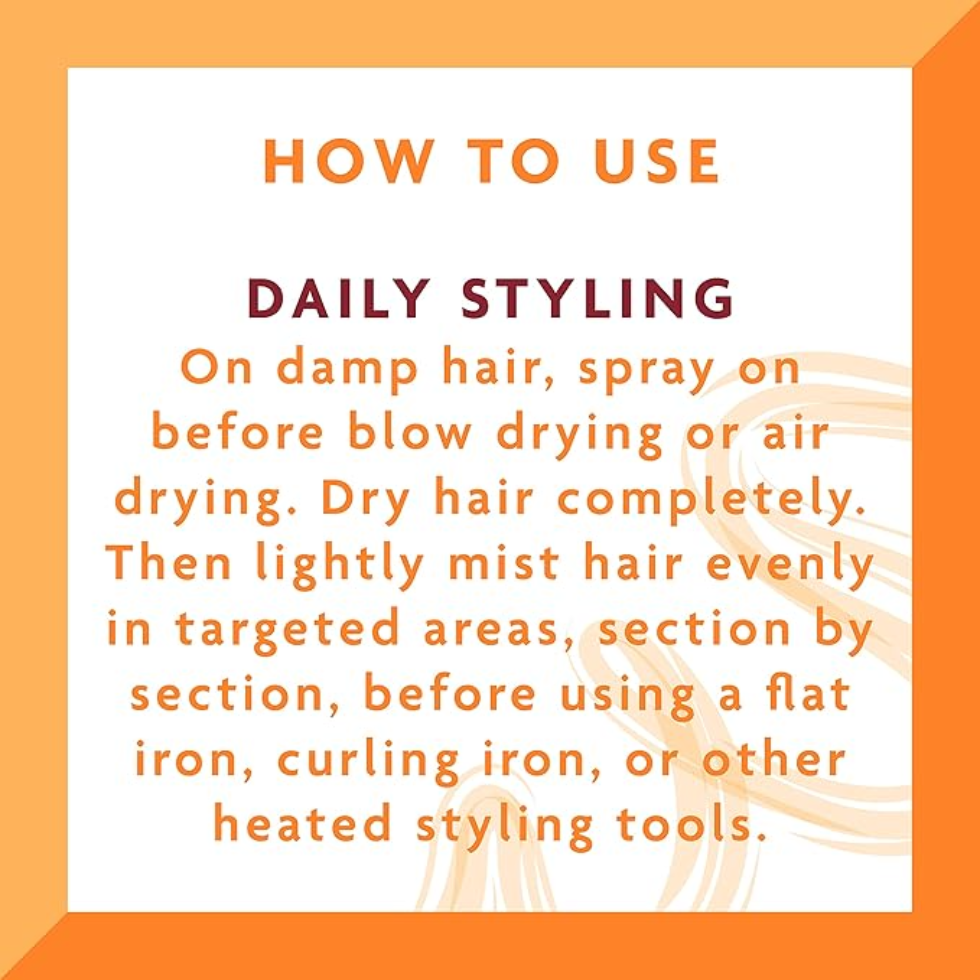 cantu thermal shield heat protectant 151ml heat protection spray hair care