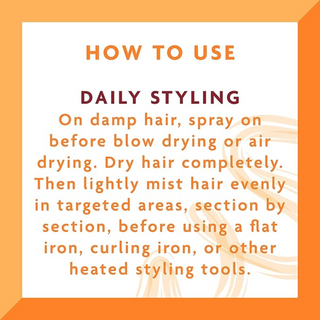 cantu thermal shield heat protectant 151ml heat protection spray hair care