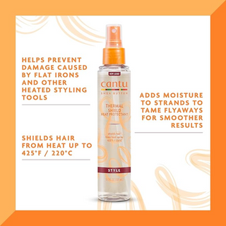 cantu thermal shield heat protectant 151ml heat protection spray hair care