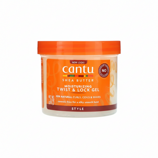 cantu moisturizing twist lock gel 13oz silky hold curls coils styling gel