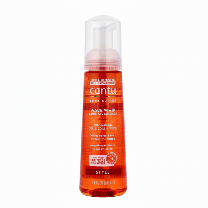 Cantu Wave Whip Curling Mousse 8.4oz | Define Curls Without Crunch