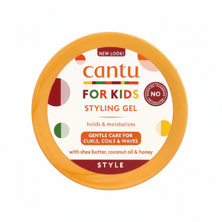 cantu for kids styling gel 2.25oz curl defining gentle hold frizz control gel