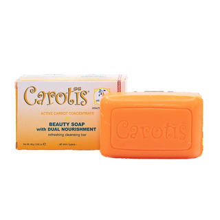 Carotis beauty soap gently cleanses and brightens skin for smooth radiant glow
