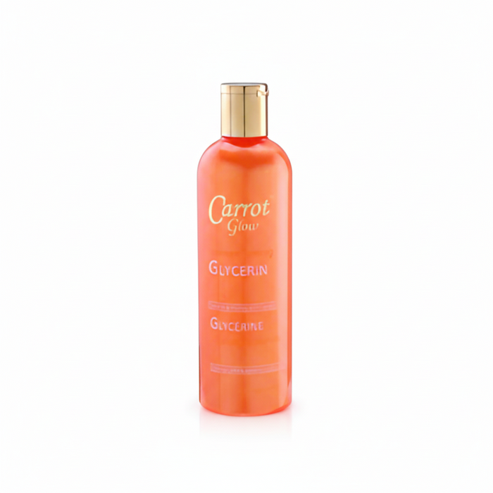 carrot glow intense toning glycerin 500ml hydrating brightening care skin lotion even tone glowing skincare glycerin